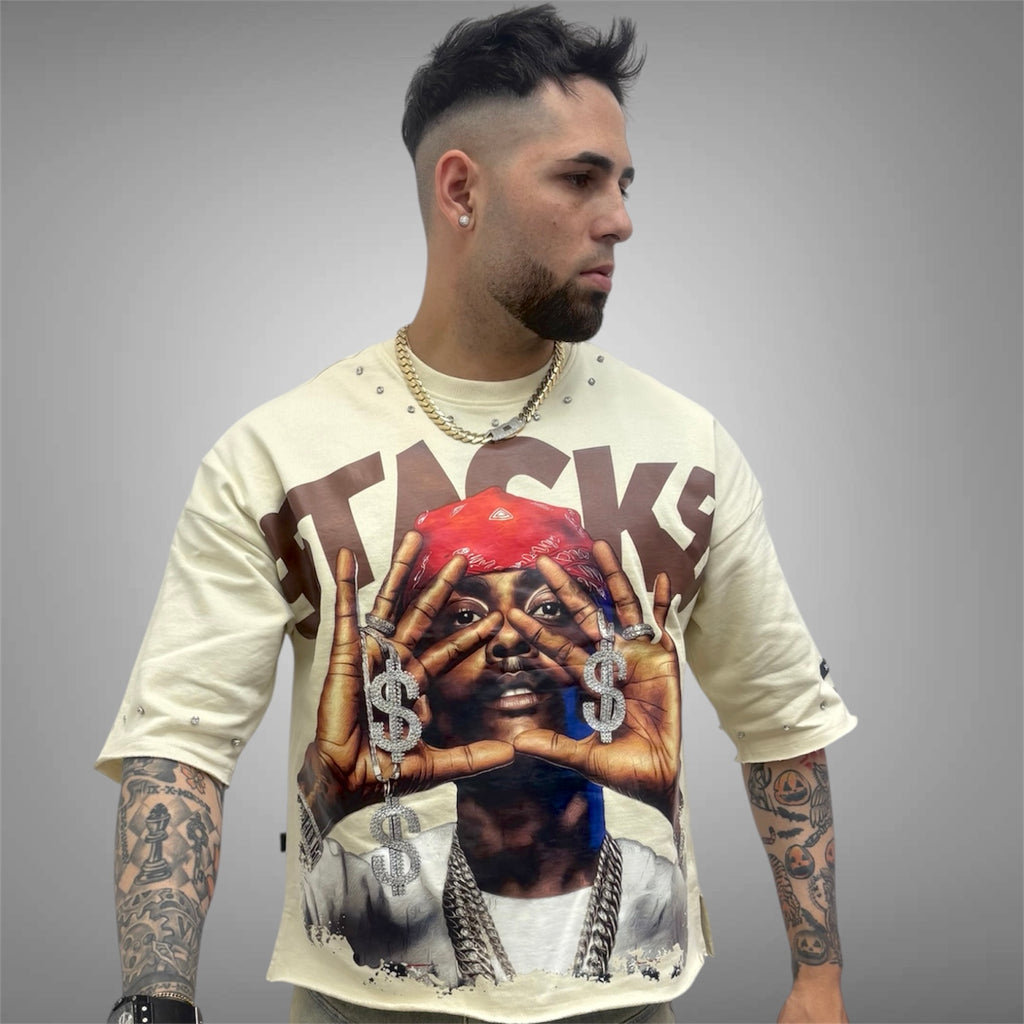 Cream Money Graphic Tee