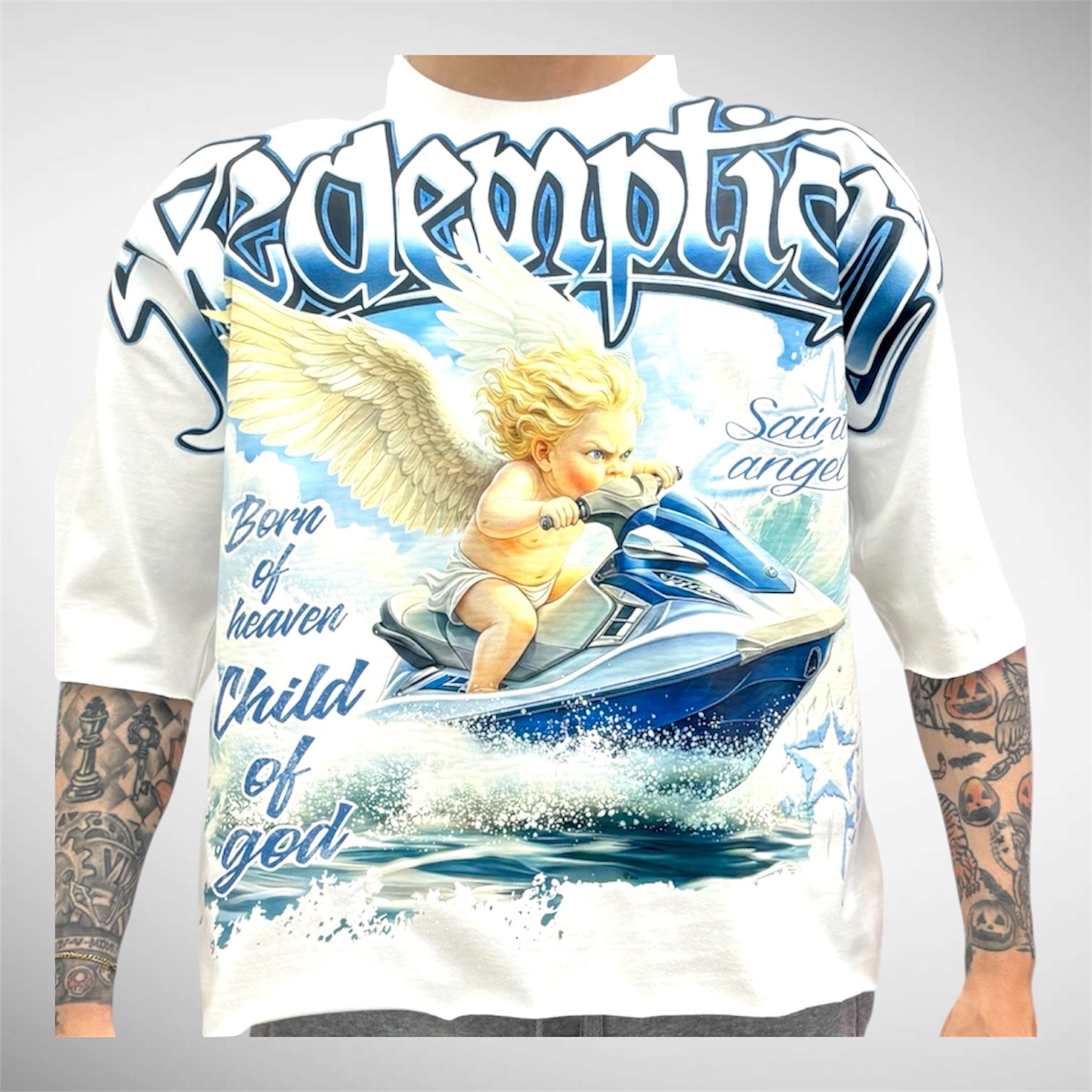 T Shirt Oversize “Redemption” – Algodón Premium