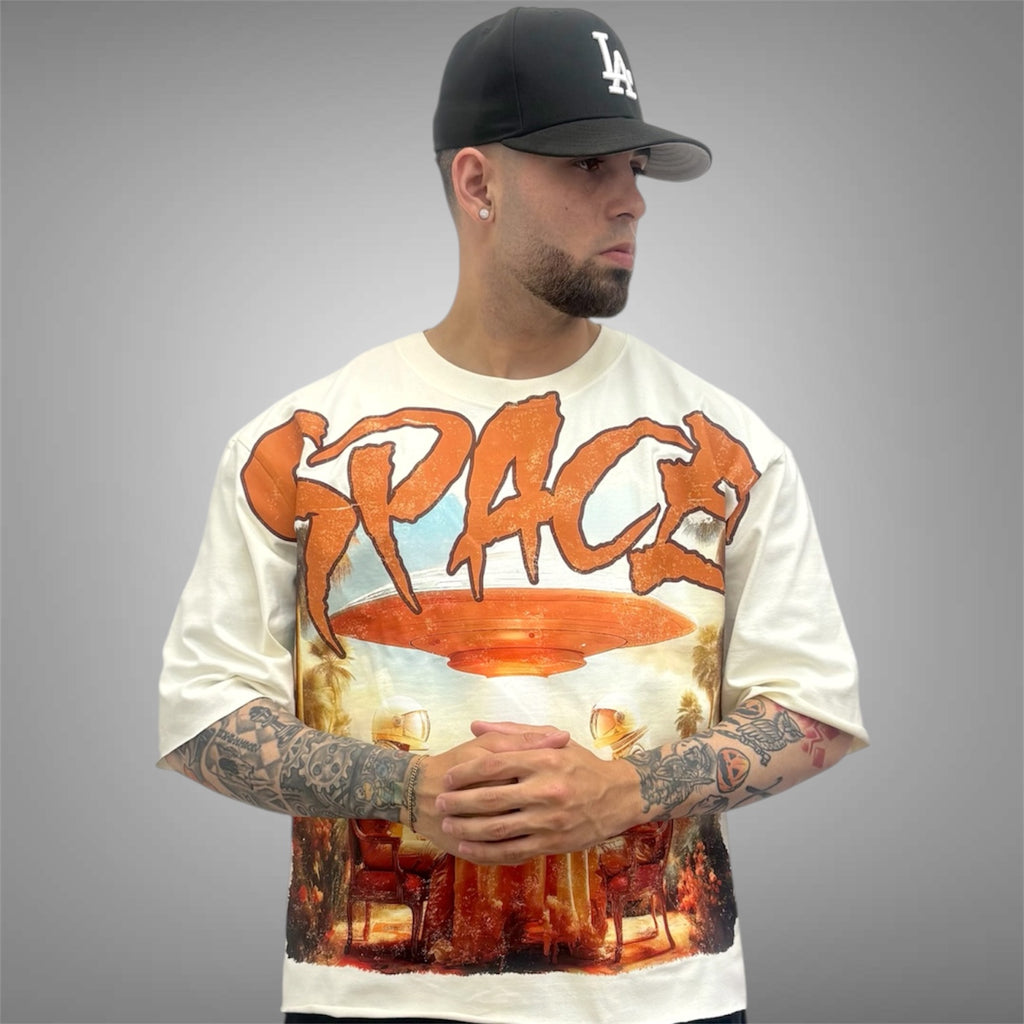Peace Oversized Graphic Tee