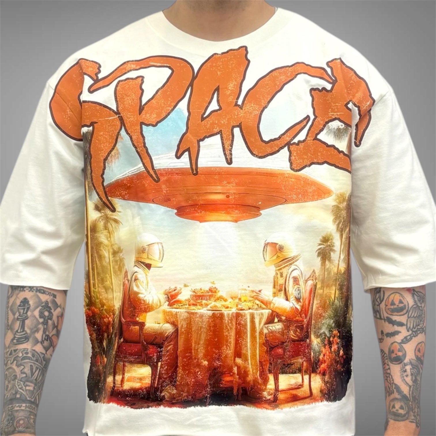 Peace Oversized Graphic Tee
